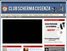 Tablet Screenshot of clubschermacosenza.it